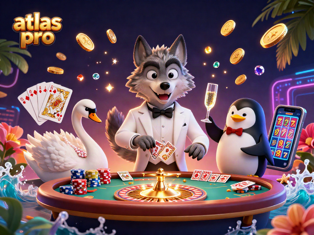 Gagnez gros avec atlas pro, appréciez une expérience de jeu immersive avec des cartes et des jetons.